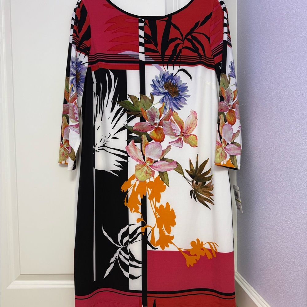 Muse Multicolor Floral Long Sleeve Dress